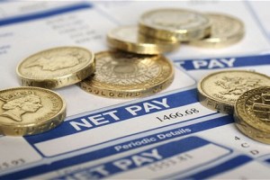payslip salary pounds coins