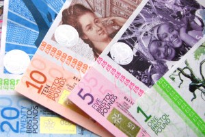 billetes moneda bristol libras