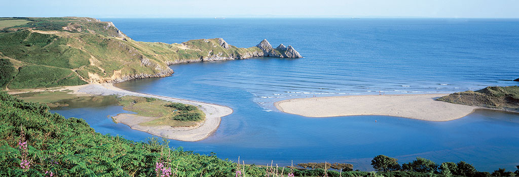 Three Cliffs Bay, Gower Peninsula, Glamorgan