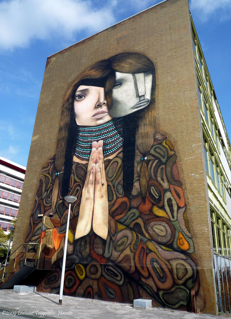 wall painting Horoiwa rotterdam