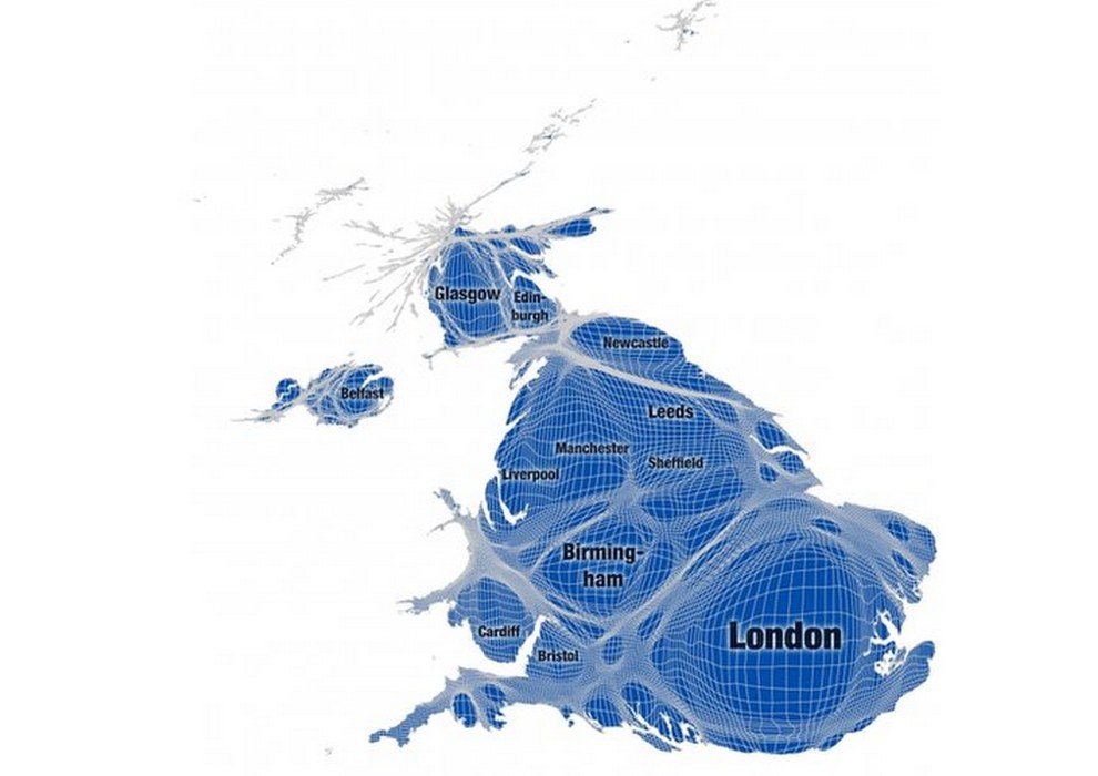 uk distorsionado por población