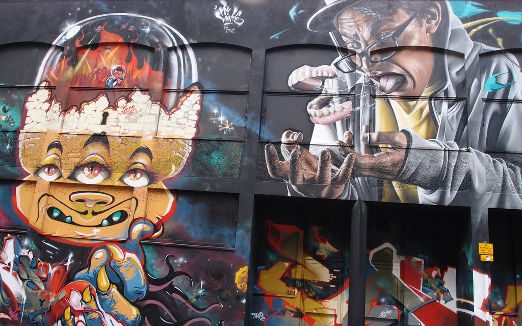 graffitti arte urbano en bristol uk street art