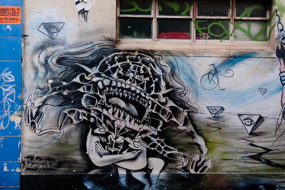 graffitti arte urbano en bristol uk street art