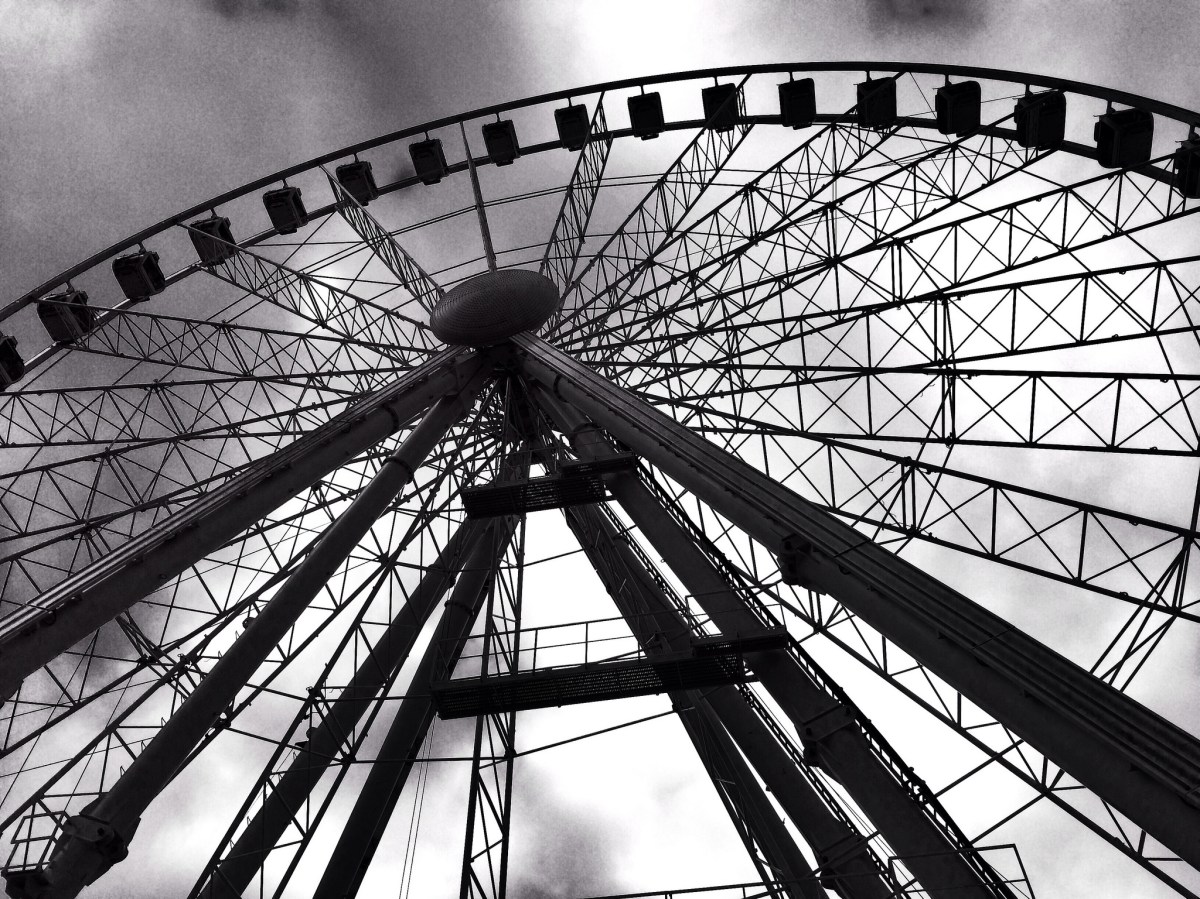 Manchester Piccadilly Gardens Wheel by Stacey Cavanagh