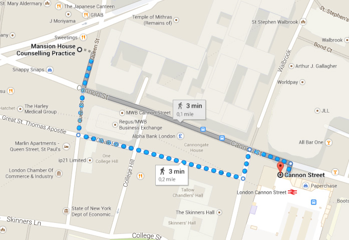 mansion house tube map london