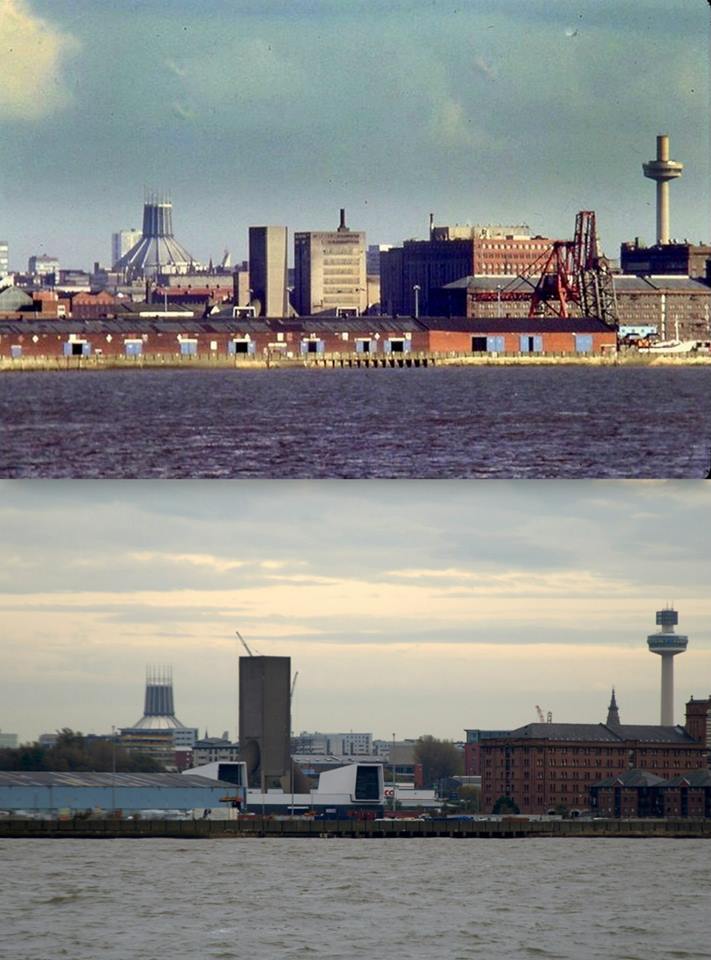 004 Waterfront, 1981 and 2014 Showing the old Bibby's