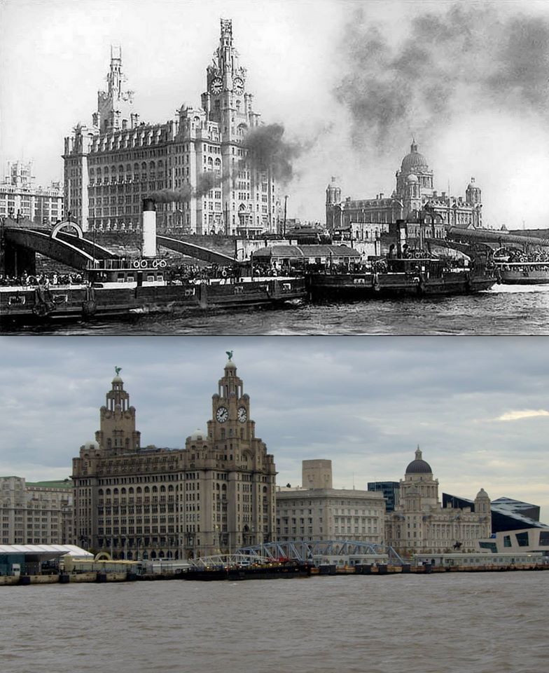 010 Pier Head, 1912 and 2014
