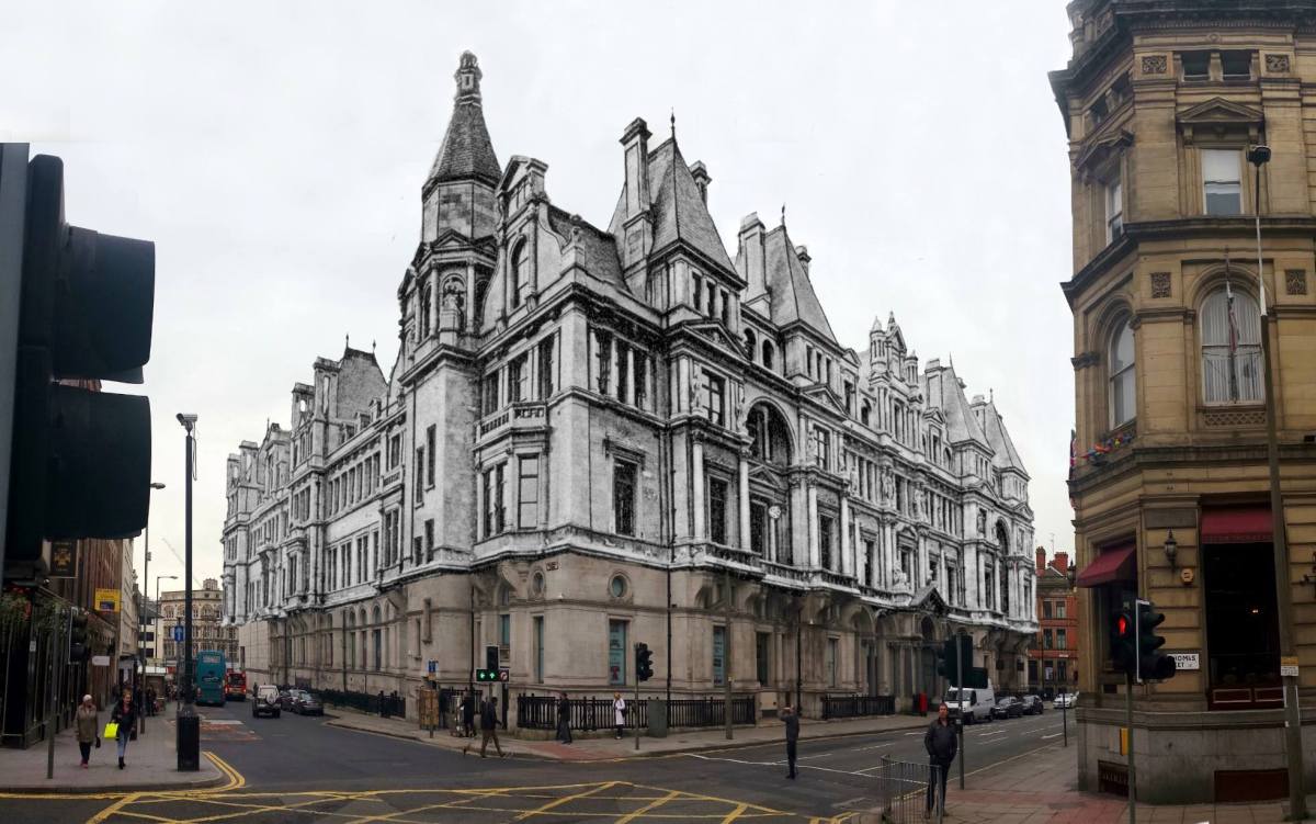 037 The General Post Office Building, Victoria Street, 1900s in 2014