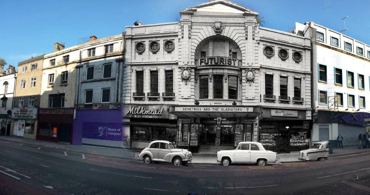 038 The Futurist Cinema, Lime Street, 1954 in 2014