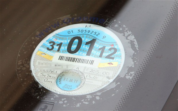 car tax disc