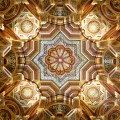 Gold ceiling, Cardiff Castle by Paul Shaw