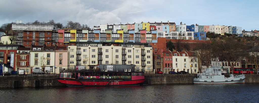 02 James Clark - Bristol Harbour and the Grain Barge