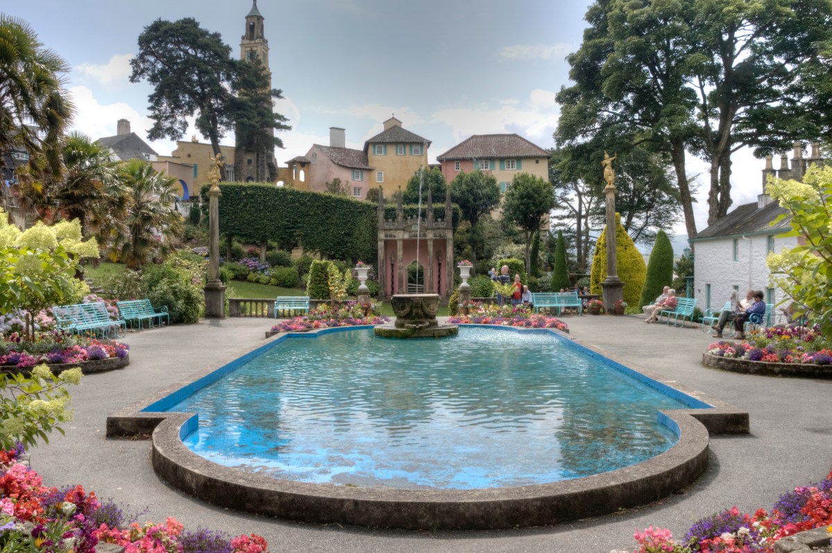 Anne Roberts --The centre of Portmeirion 1