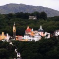 Sel Felin — Portmeirion  tirlun Portmeirion dros y Dwyryd