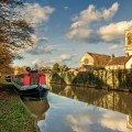 David Hallett — Oxford Canal near Jericho with St Barnabas