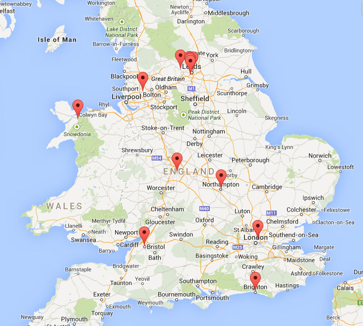 real junk food project map