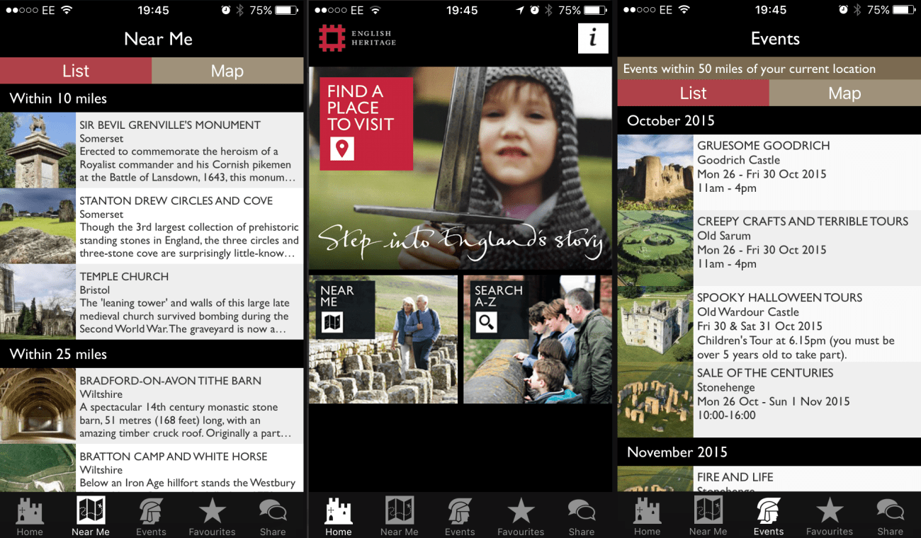 english heritage app