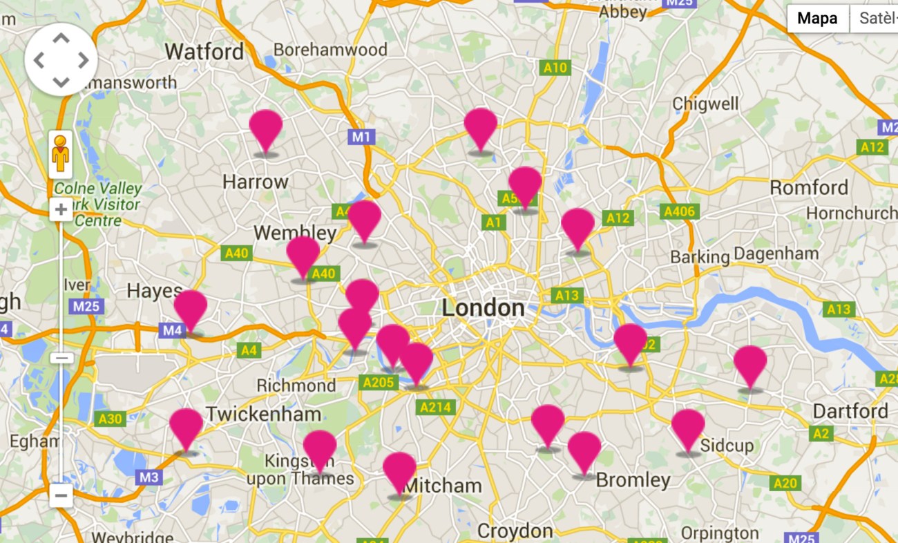map bonfire 2015 london
