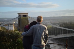Rowan Gillette-Fussell -- Couple looking over Clifton Bridge