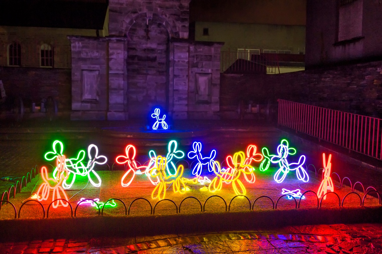 Neon Dogs, Deepa Mann Kler, Lumiere produced in Derry-Londonderry by Artichoke, Photo Chris HIll