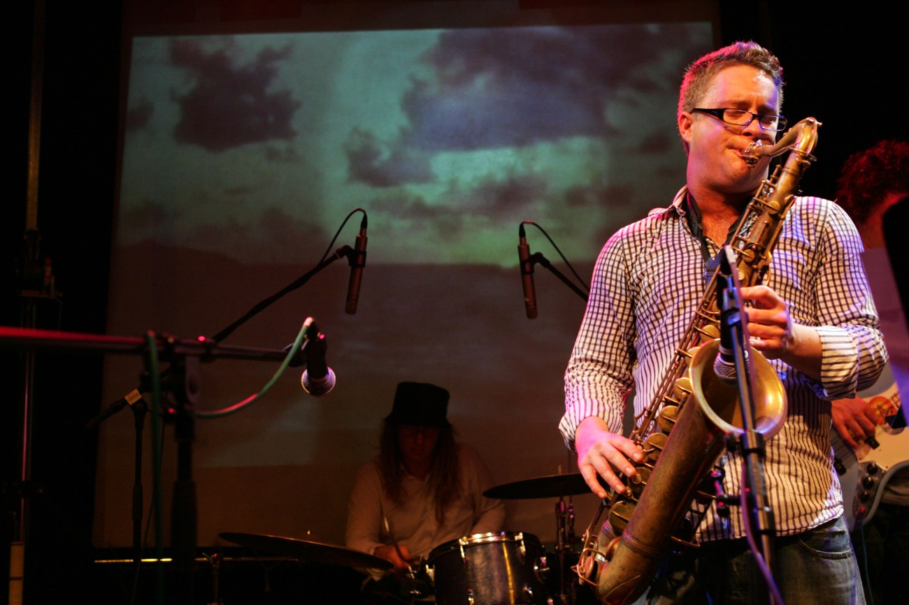 Imagen 5. Nick Dover en Be Bop Club, Hotwells, Bristol