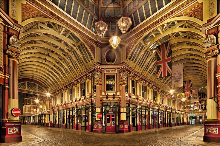 Leadenhall Market, en Londres, también aparece en Harry Potter