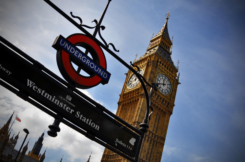 La estación de metro de Westminster aparece en una escena de Harry Potter