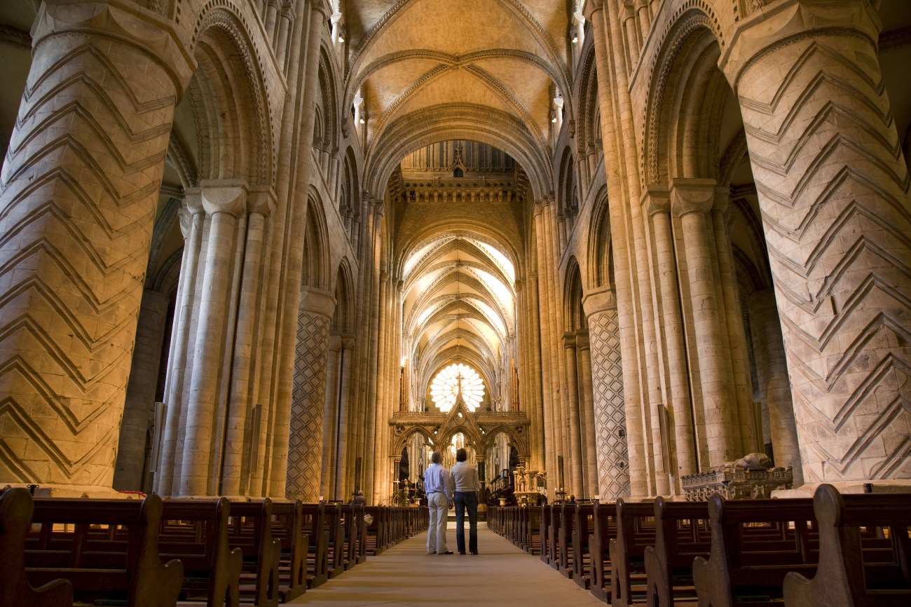 La catedral de Durham, uno de los escenarios de Harry Potter