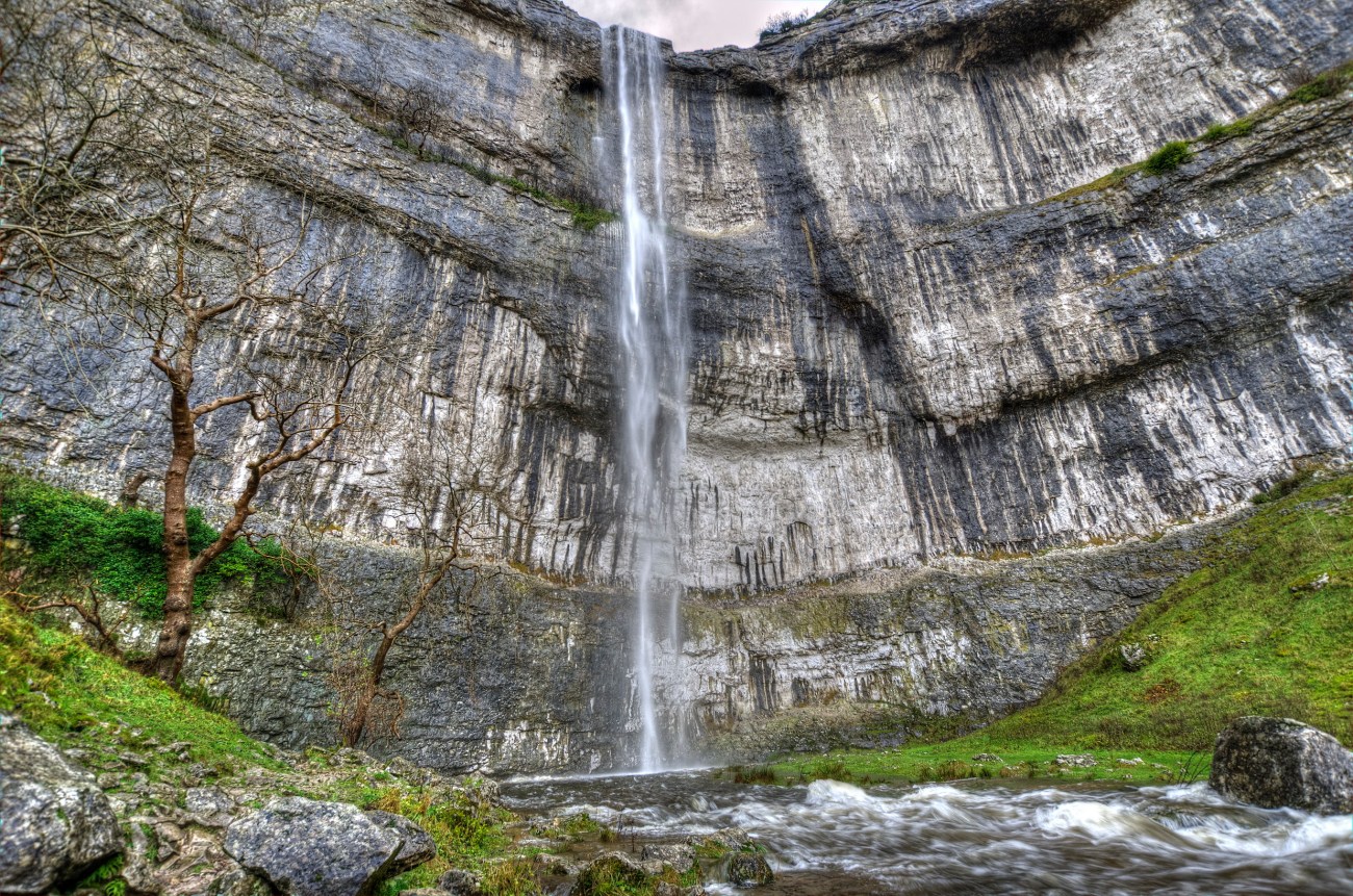 Malham Cove sirvió como lugar de rodaje para Harry Potter