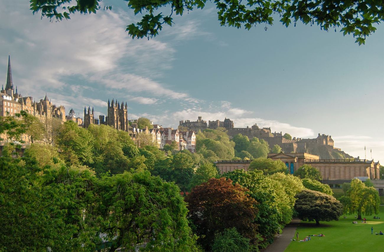 Vistas del Castillo de Edimburgo