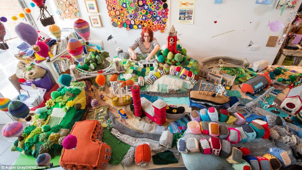 Bristol hecha a ganchillo gracias a Briswool