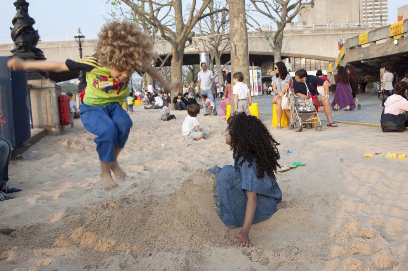 The Festival of Love Beach, Southbank, Londres