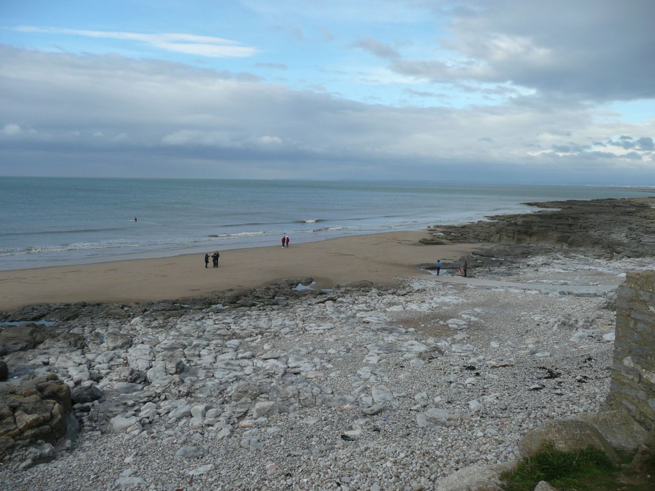 Southerndown, Porthcawl, Gales. Playa cerca de Bristol