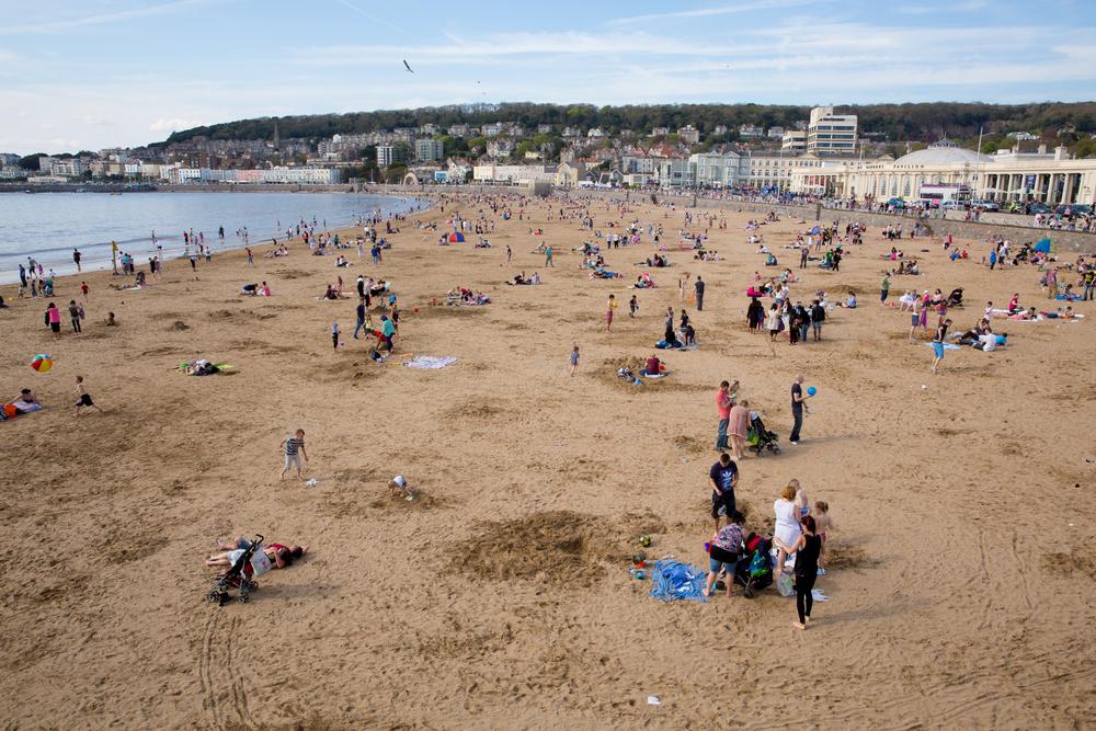 Weston-super-Mare Beach - Main. Playa cerca de Bristol