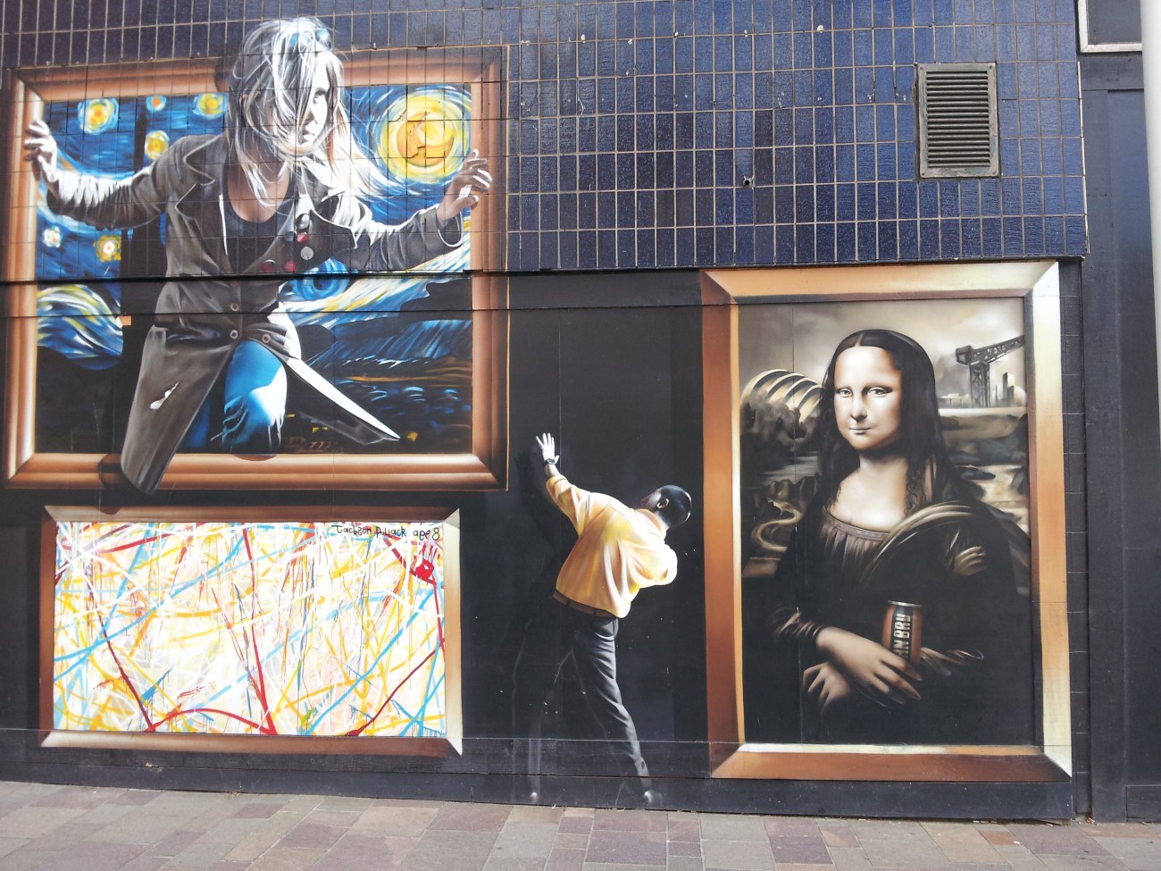 Graffiti galería de arte en Glasgow