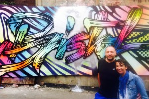 Fernando y Ana en el Upfest de Bristol