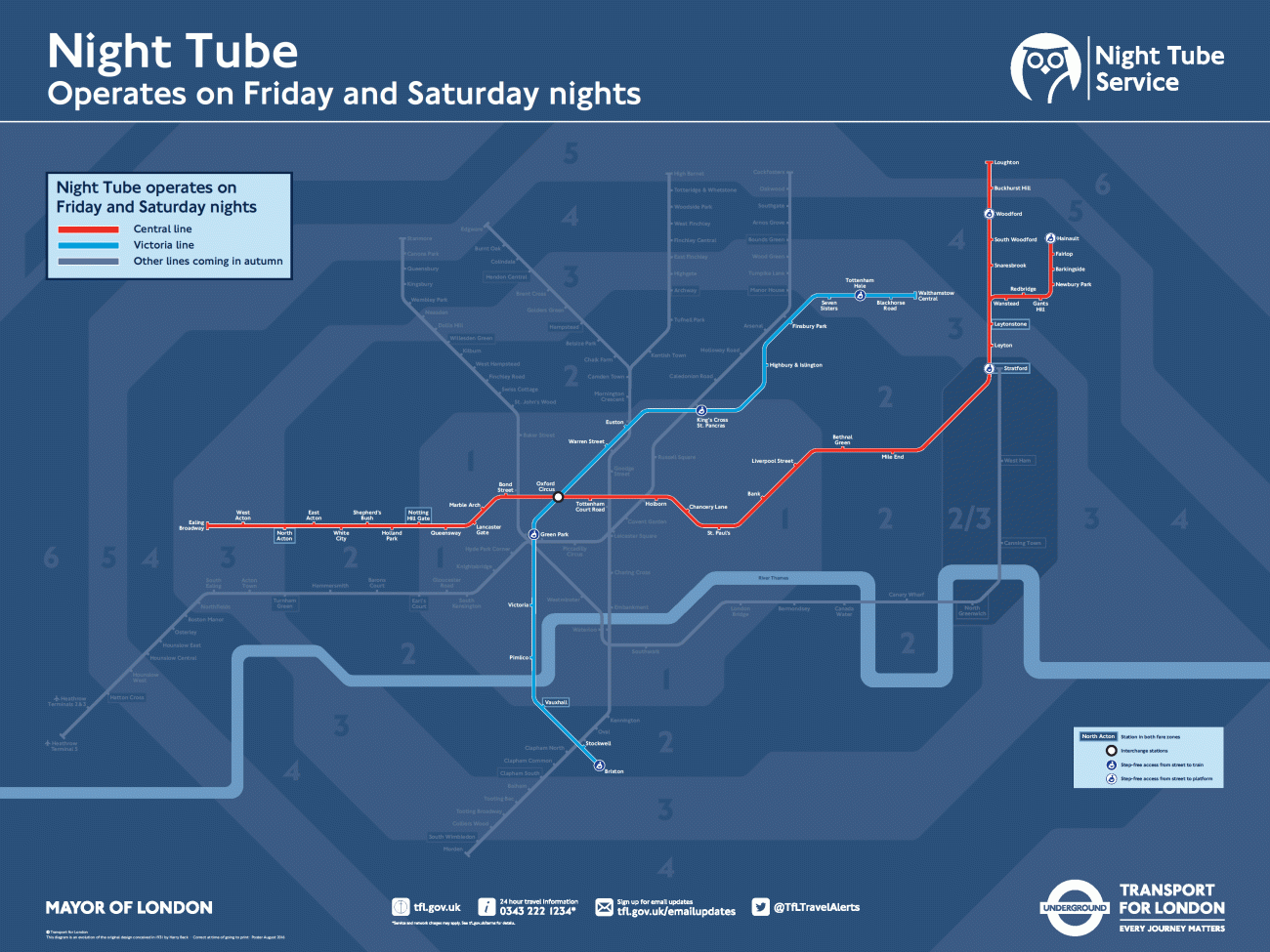 Night Tube, el metro nocturno de Londres