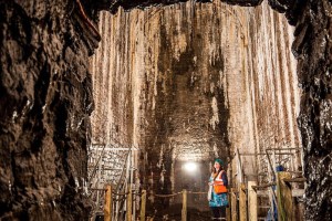 Bóvedas en el interior del Clifton Suspension Bridge, en Bristol