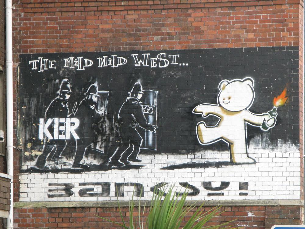 Graffiti de Banksy en Stokes Croft