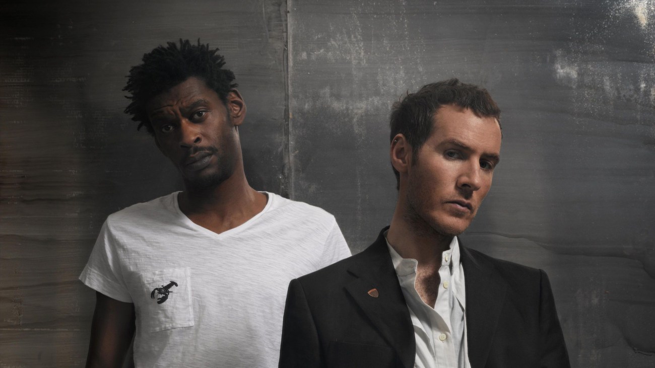 El cantante de Massive Attack, en primer plano