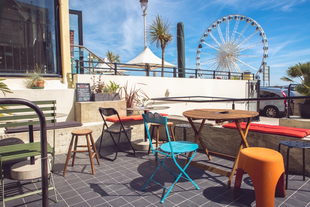 La terraza de Patterns, en Brighton