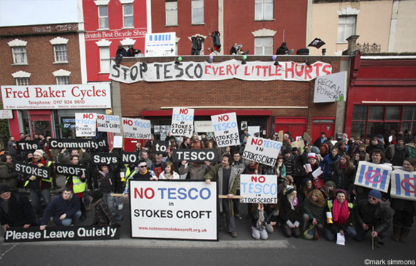 Manifestación en contra de Tesco en 2011 / Mark Simmons