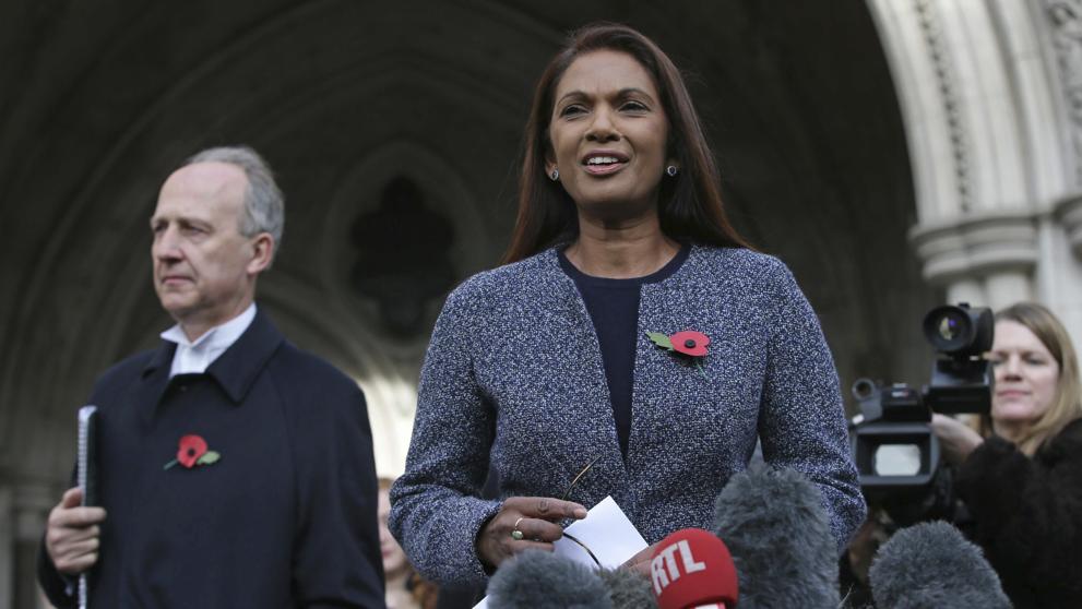 La empresaria Gina Miller hace peligrar el futuro del Brexit / AP.
