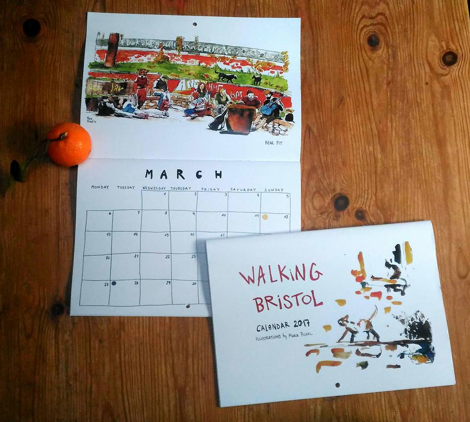 Calendario de Bristol hecho por una española