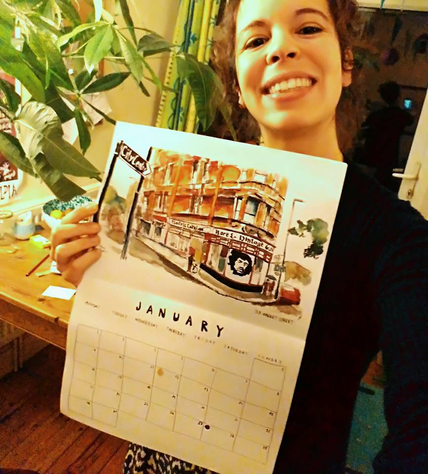 María Pichel, la ilustradora española que ha creado el calendario de Bristol