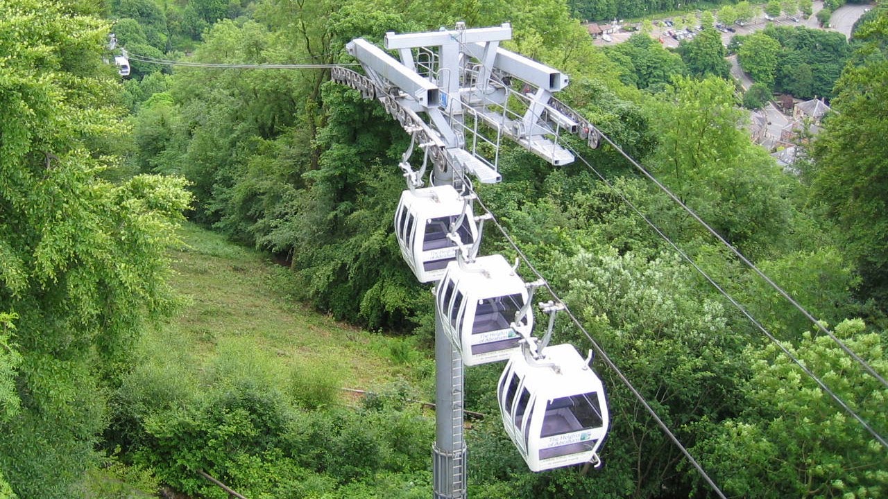 Las alturas de Abraham, en Derbyshire