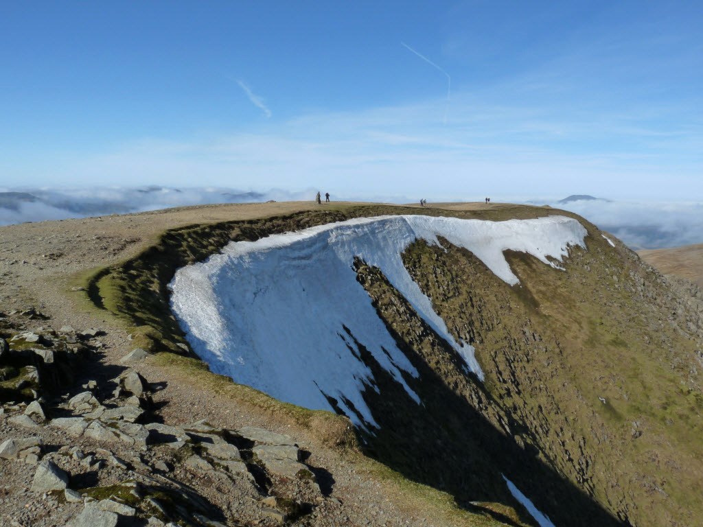 El pico Helvellyn, en Cumbria