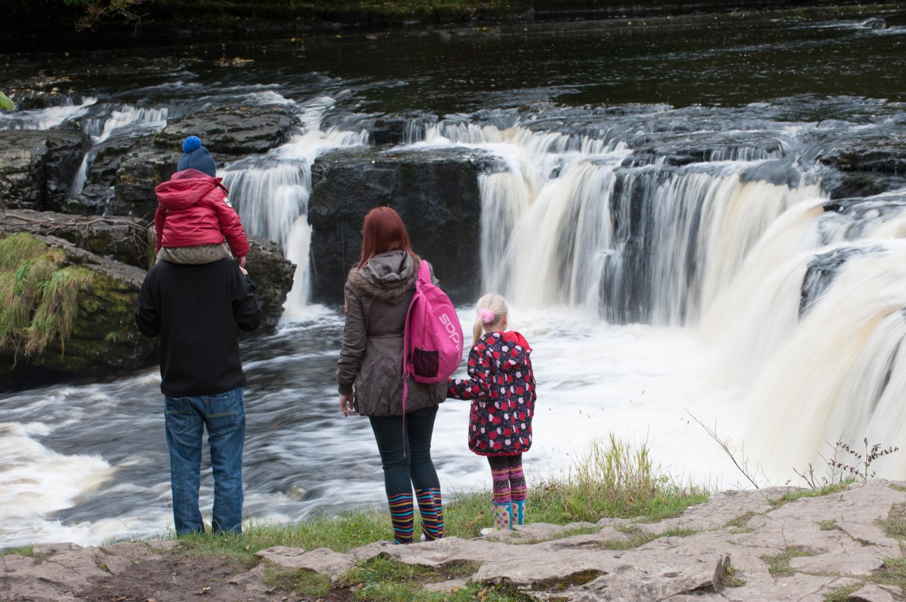 Las cascadas Aysgarth, en Yorkshire