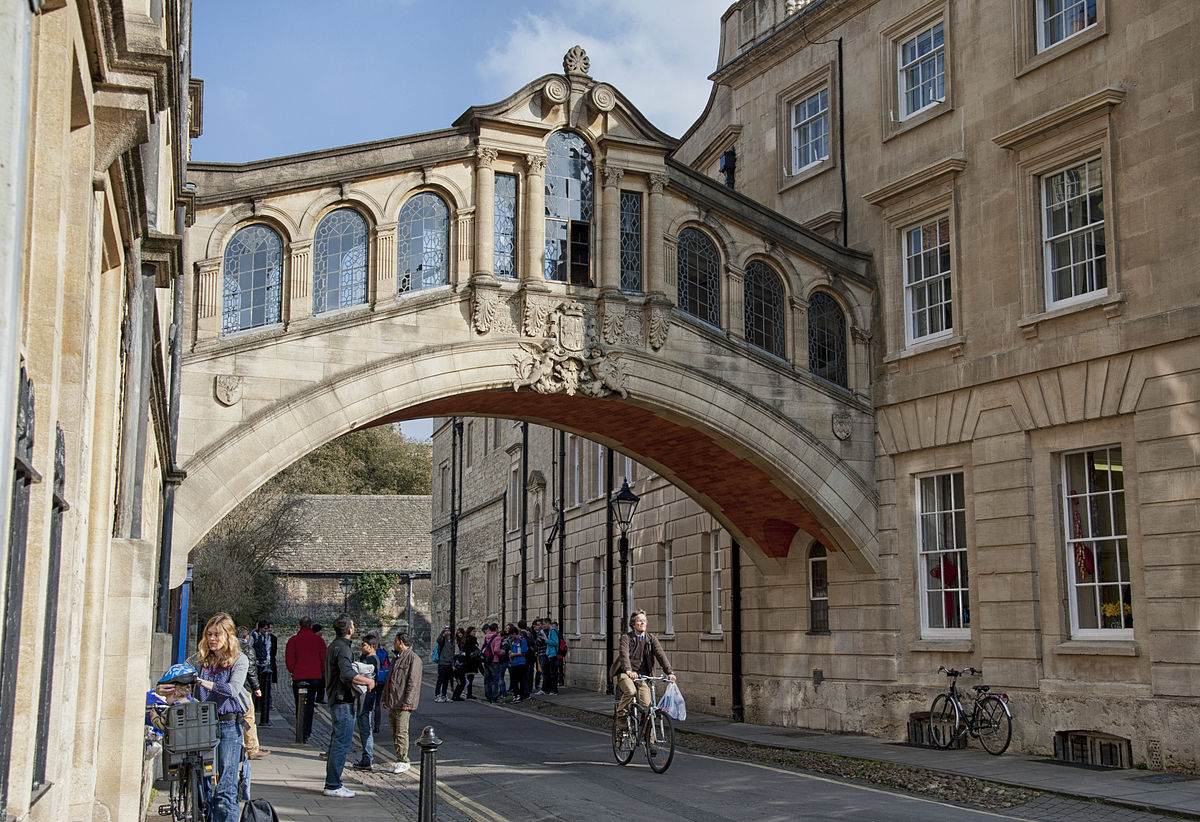 Puente de los Suspiros, en Oxford