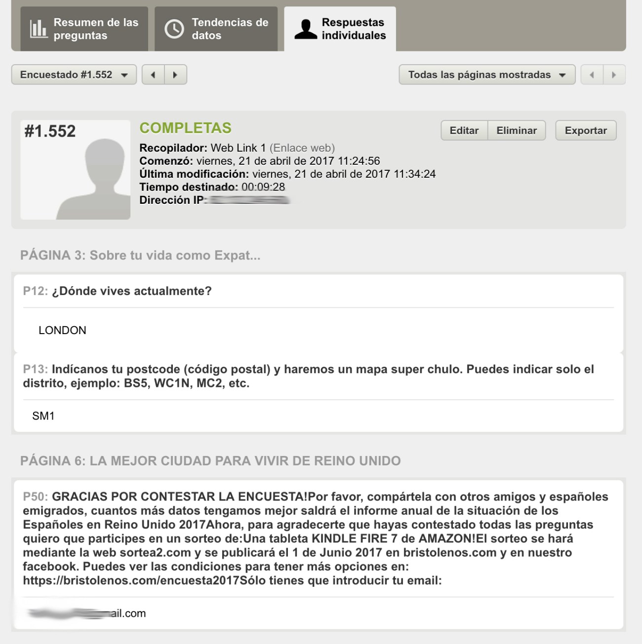 EBook ganador sorteo
